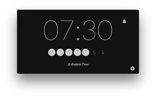 Macbook alarm clock app